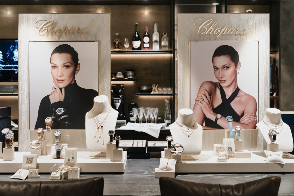 Eventfotografie Chopard Event beim Juwelier Hollfelder in der Seestraße am Tegernsee.